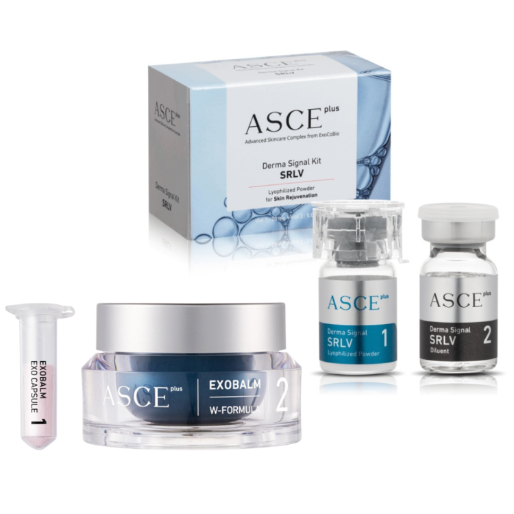 Zestaw Regenerujący ASCE+ Egzosomy SRLV + ExoBalm - Zestawy