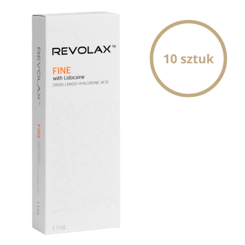 REVOLAX FINE z lidokainą (10x1ml) - Wypełniacze