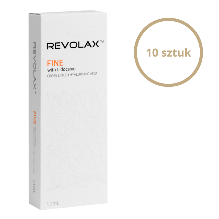 REVOLAX FINE z lidokainą (10x1ml) - Wypełniacze