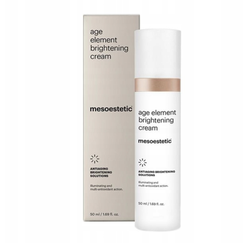 Mesoestetic Age Element Brightening Cream 50 ml - krem rozświetlający i wyrównujący koloryt skóry - Kosmeceutyki