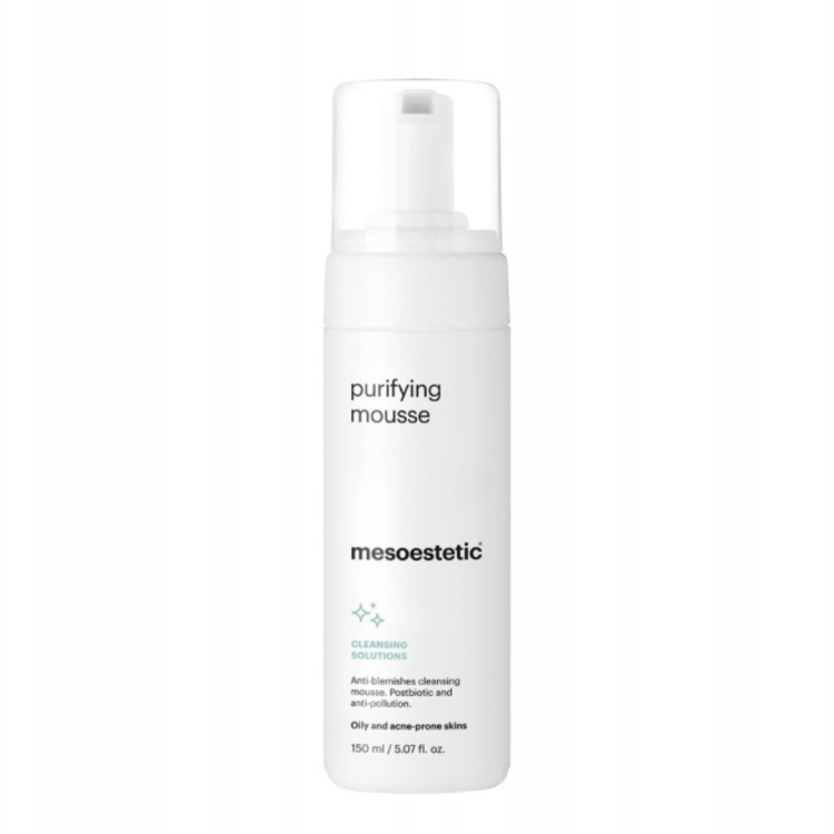 Mesoestetic Purifying Mousse 150 ml - oczyszczająca pianka do twarzy - Kosmeceutyki